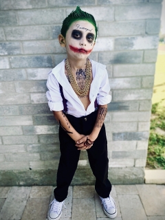 Kash Sepeda as the Joker 