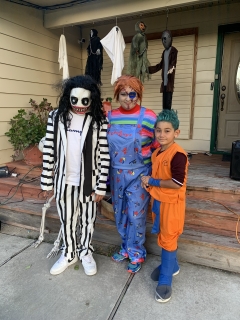 Halloween trio