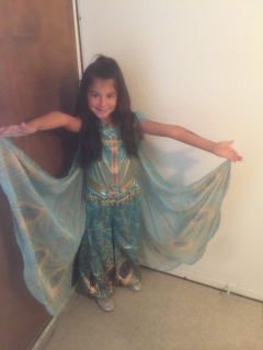 My 7 year old as jasmine last year