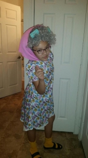 My little grandma, Alyssa is in 7th grade & is a cheerleader at WOJH. She would love to win to go shopping at the mall????