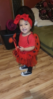 Sweet ladybug. 